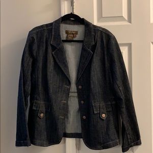 NWT dark denim cute jacket